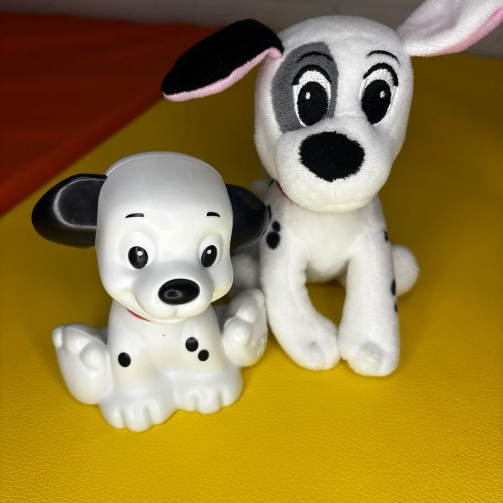101 Dalmatian Disney Baby Vintage Rattle‎ and Plush Rattle Set